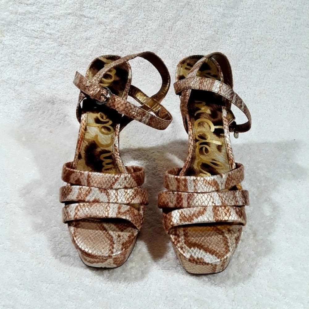 Sam Edelman  Snake Skin Heels Size 8M